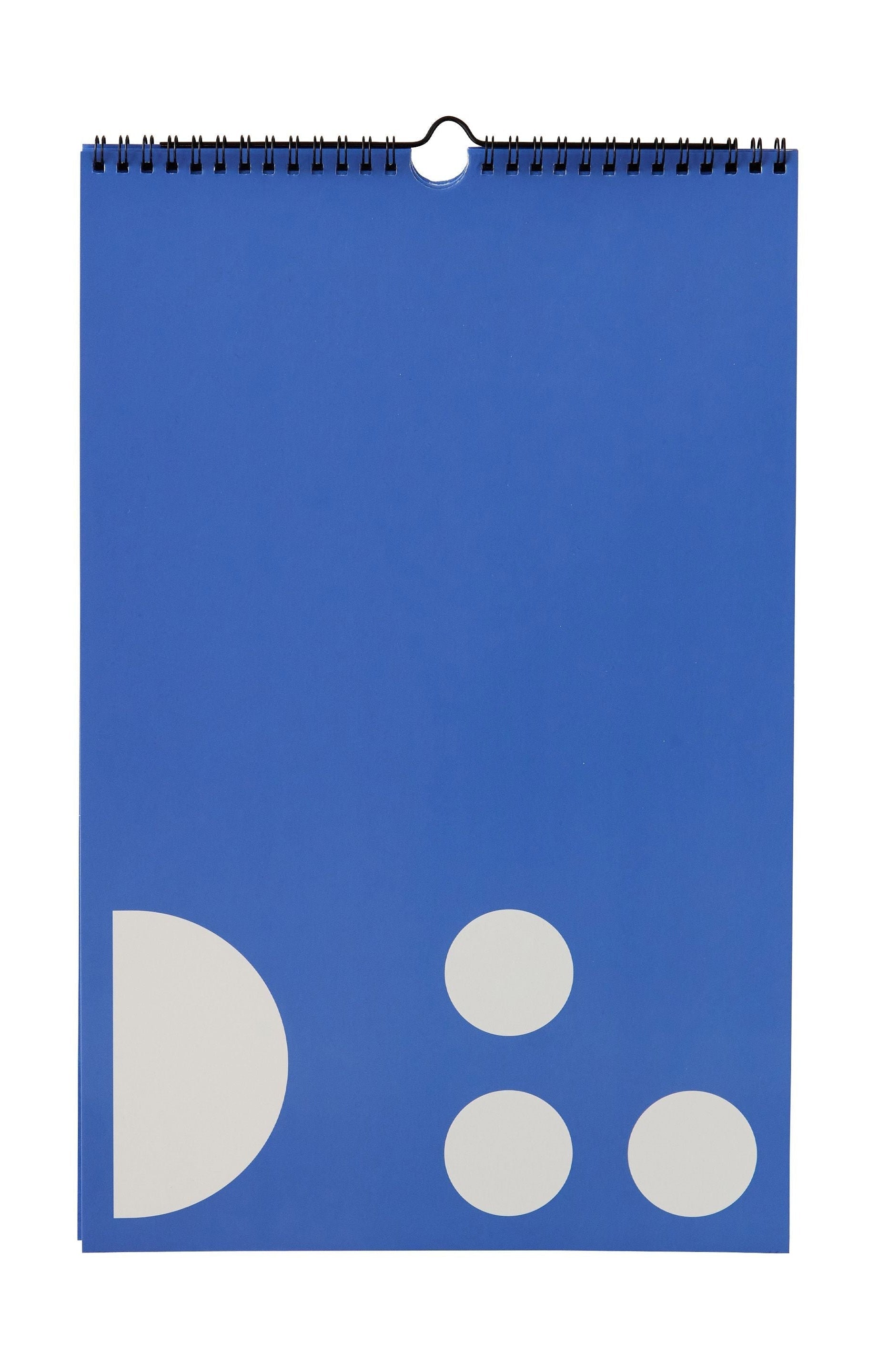 Design Letters Planificateur mensuel, bleu cobalt