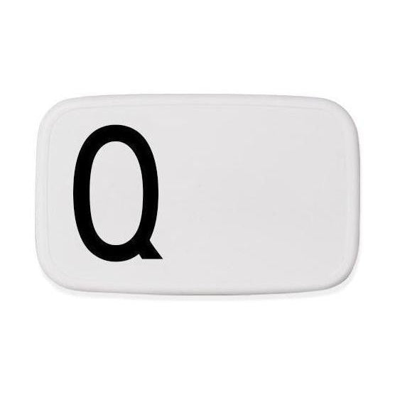 Cartas de diseño Lunch Box A Z, Q