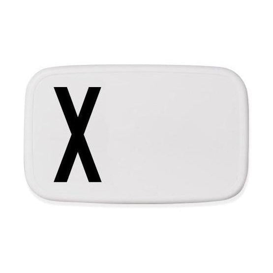 Cartas de diseño Lunch Box A Z, X