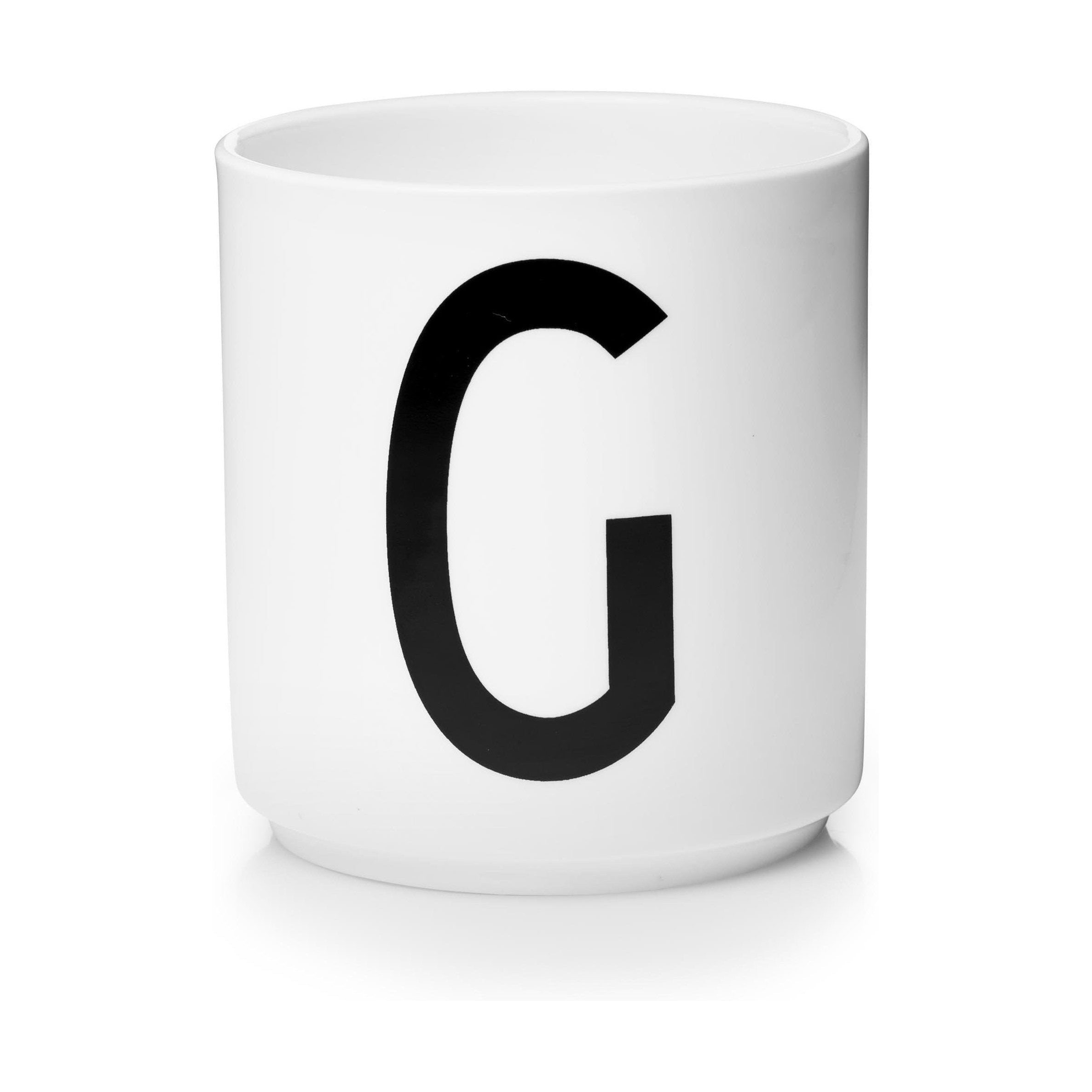 Design Letters Tasse de porcelaine personnelle a z, blanc, g