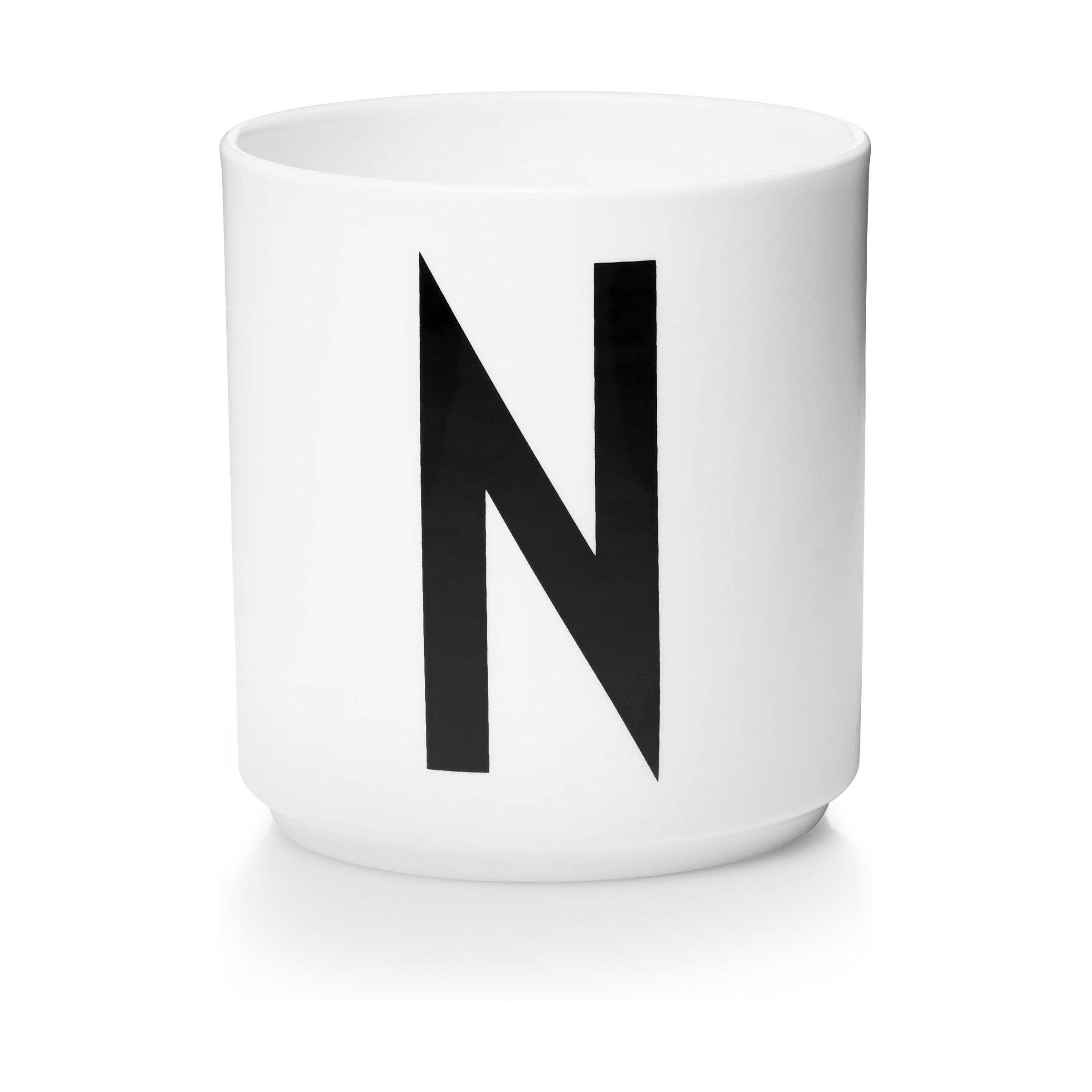 Design Letters Personal Porcelain Mug A Z, White, N