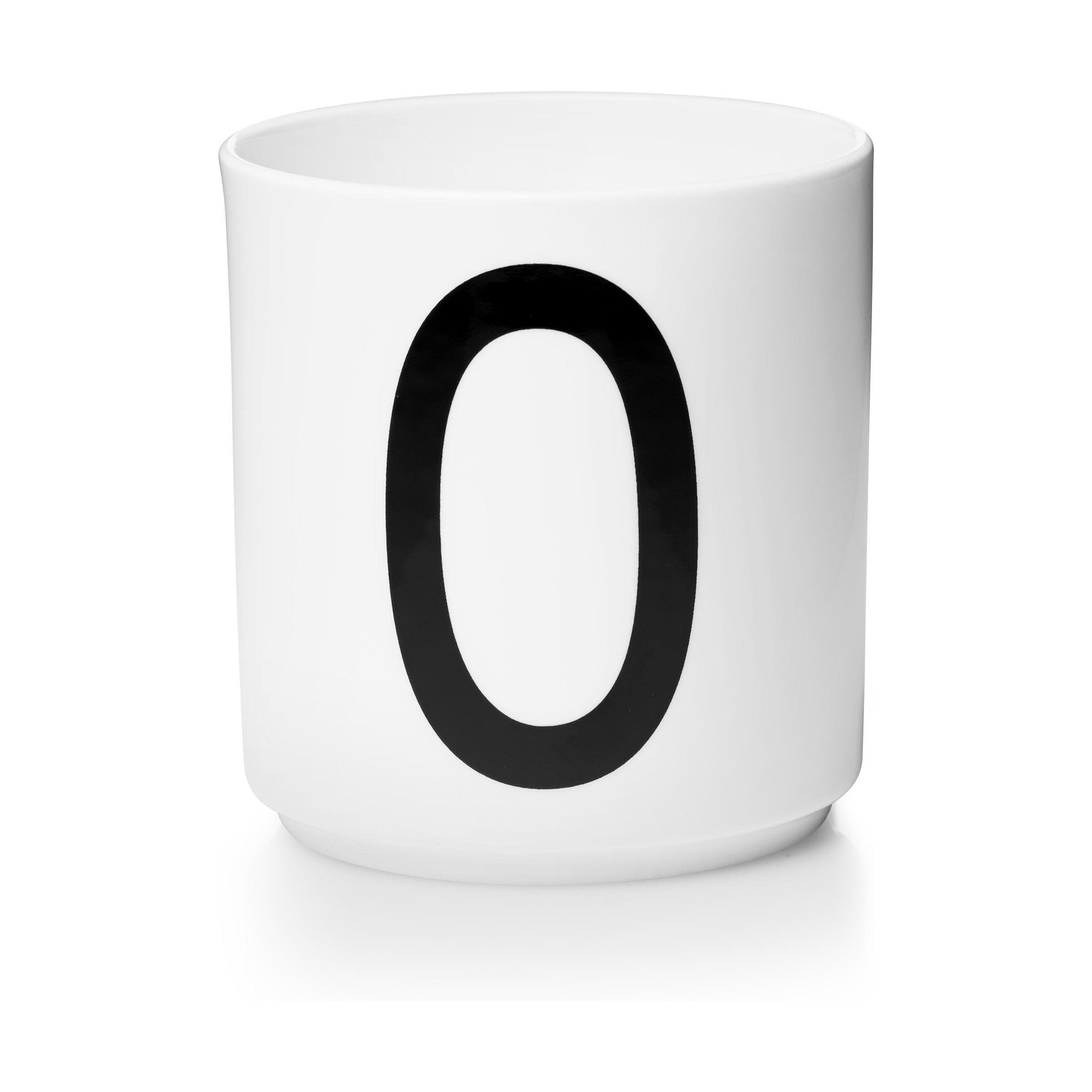 设计字母个人瓷器杯A Z，白色，O