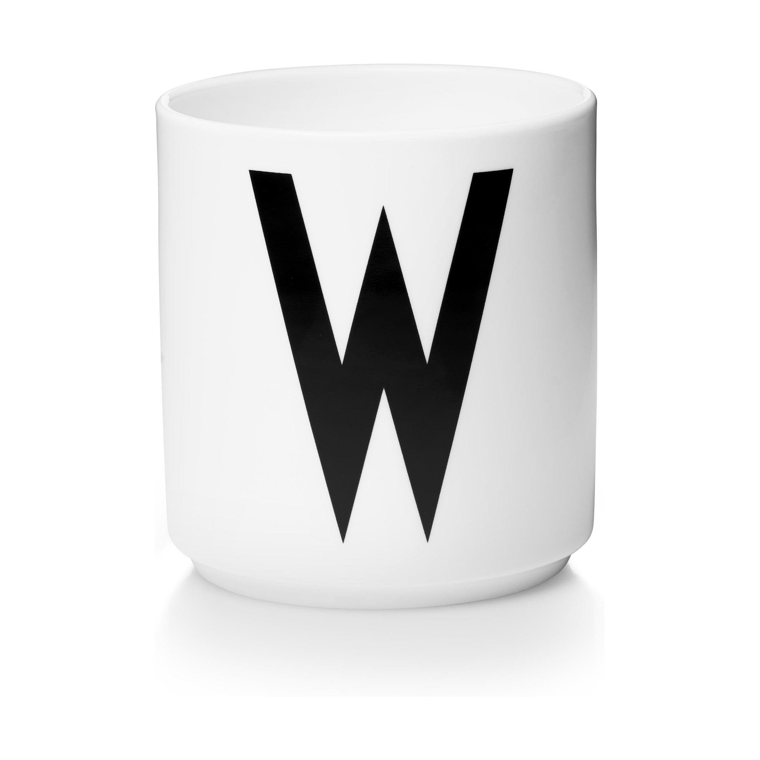 Design Letters Personal Porcelain Mug A Z, White, W