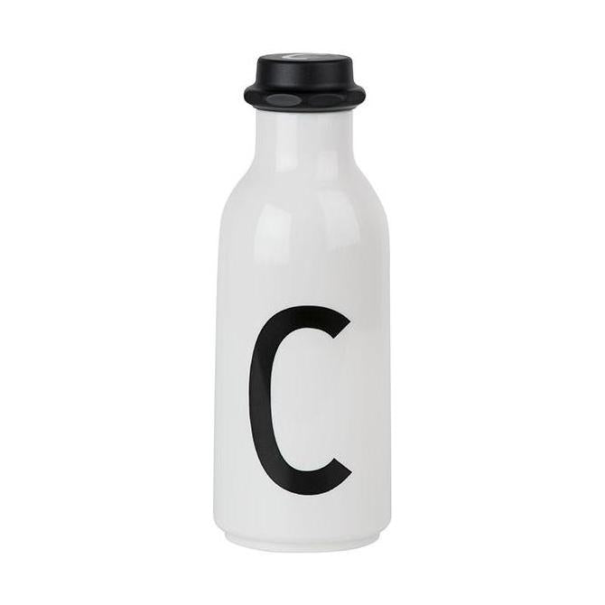 Progetta lettere bottiglia d'acqua personale a z, c
