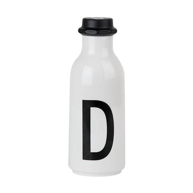 Letras de diseño Botella de agua personal A Z, D