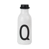Design Letters Persönliche Wasserflasche A Z, Q