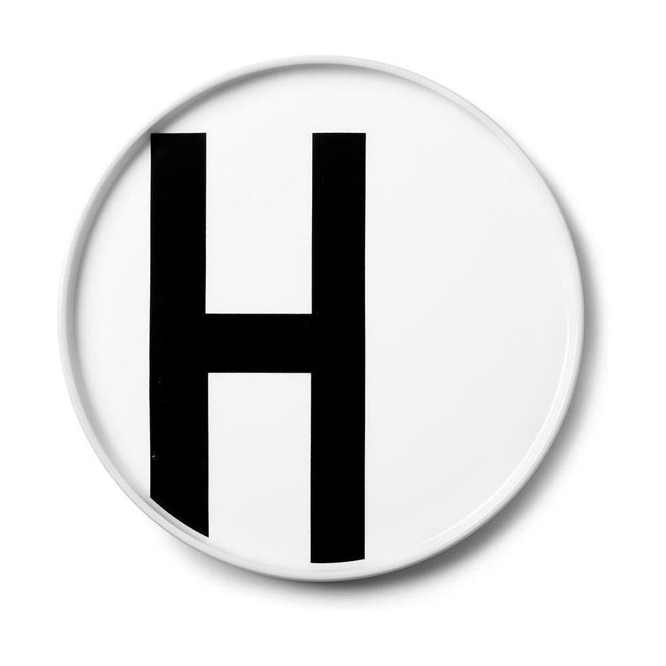 Design Letters Personlig porslinplatta en z, h