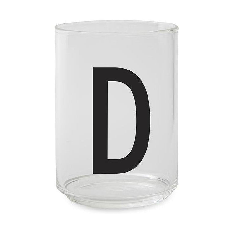 Design Letters Personligt dricksglas A Z, D