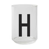 Design Letters Personligt drikke glas a z, h