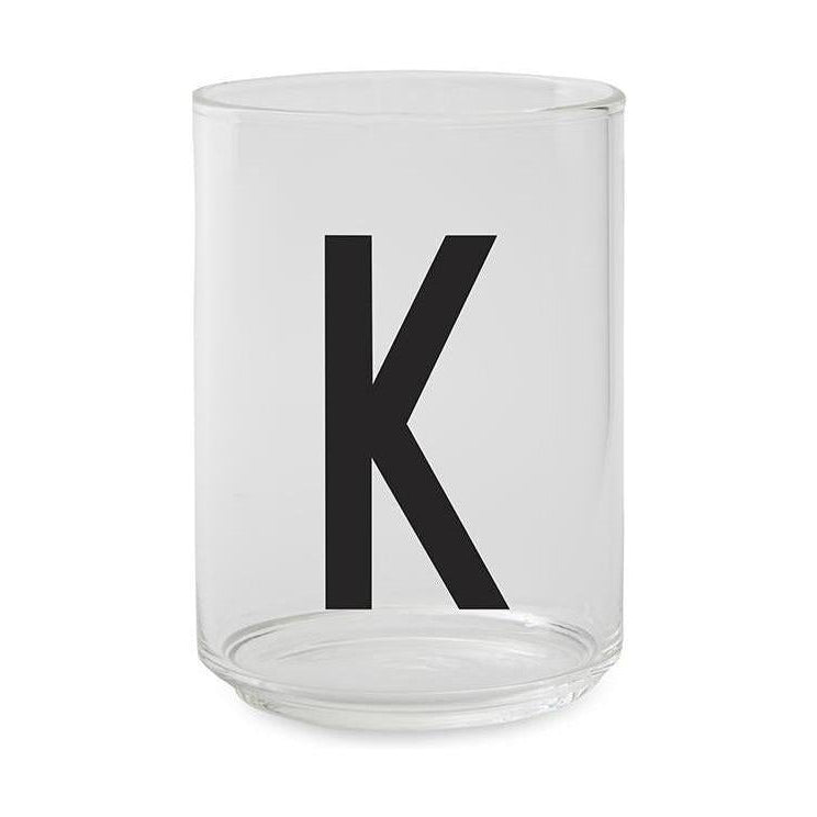 Design Letters Persönliches Trinkglas A Z, K