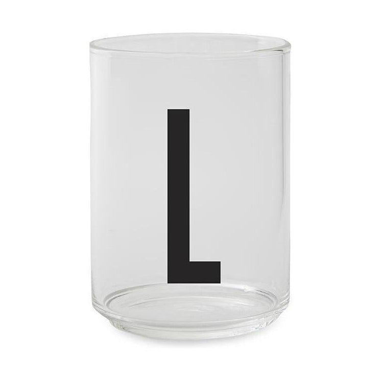 Design Letters Personal Drinking Glass A Z, L