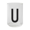 Design Letters Personligt drikke glas a z, u