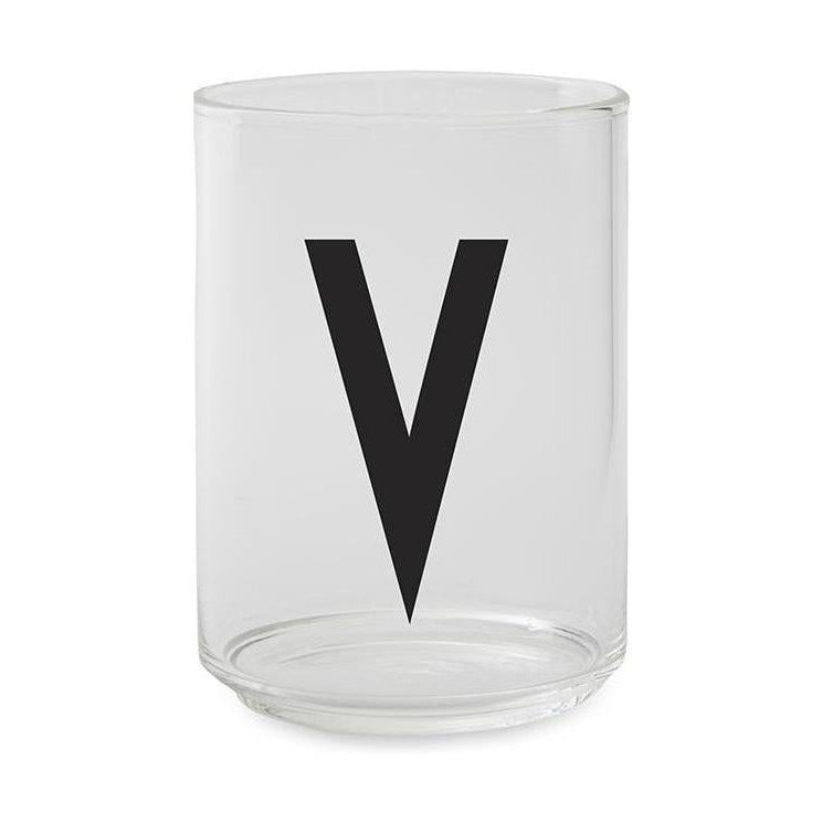 Design Letters Personal Drinking Glass A Z, V