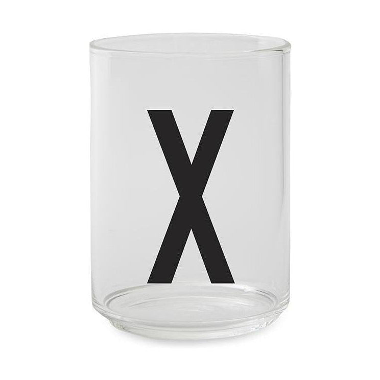 Design Letters Persönliches Trinkglas A Z, X