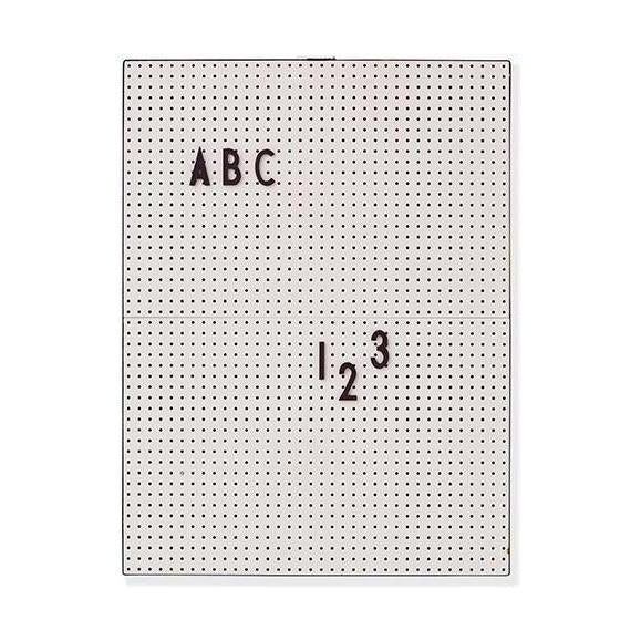 Design Letters Pinboard Light Gray, Small