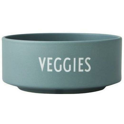 Letras de diseño Bocina de bocadillo verde polvoriento, verduras