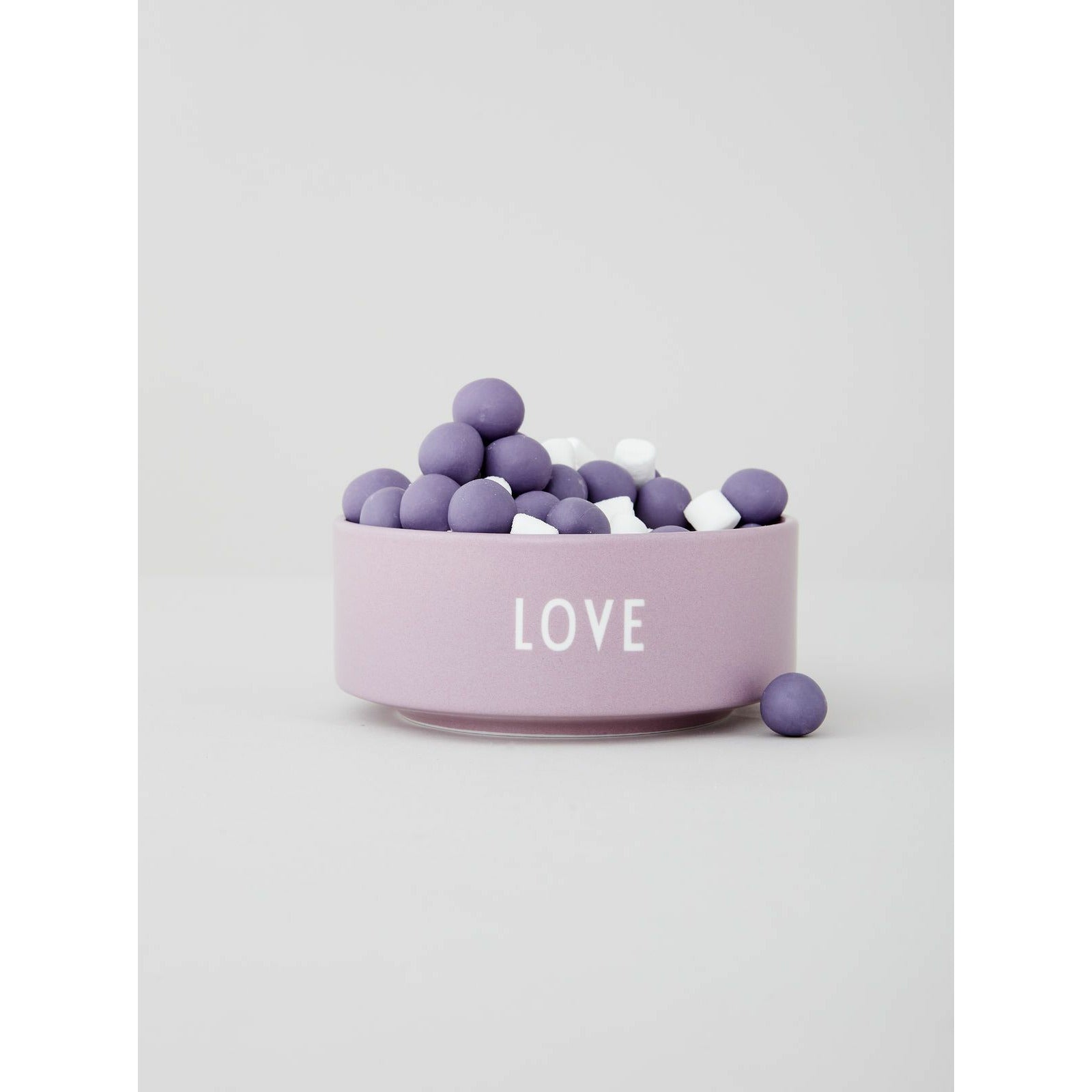 Design Letters Snack Bowl Love, Lavender
