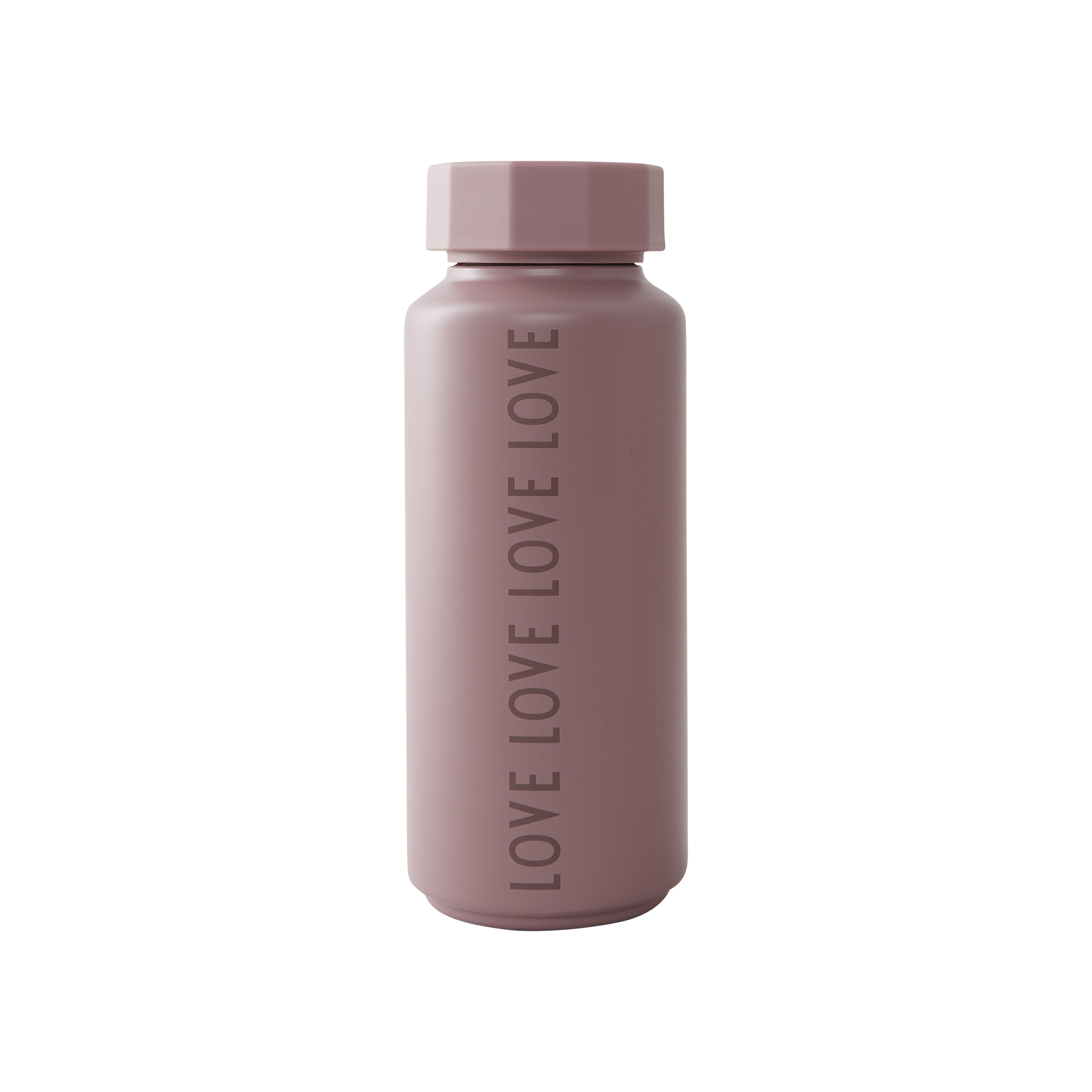 Letras de diseño Edición especial Thermo Bottle 500 ml, rosa oscuro