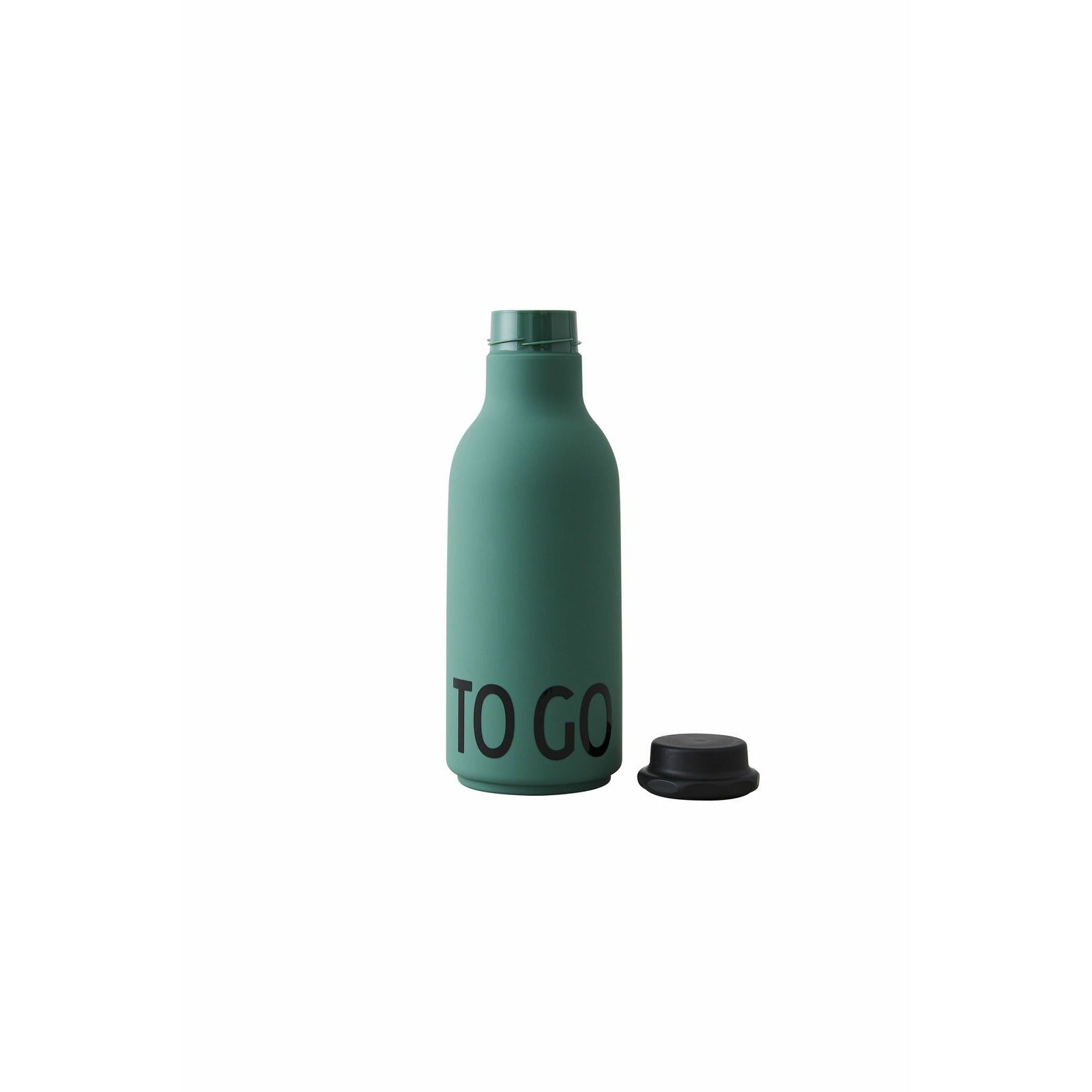 Design Letters To Go Water Bottle, Dark Green