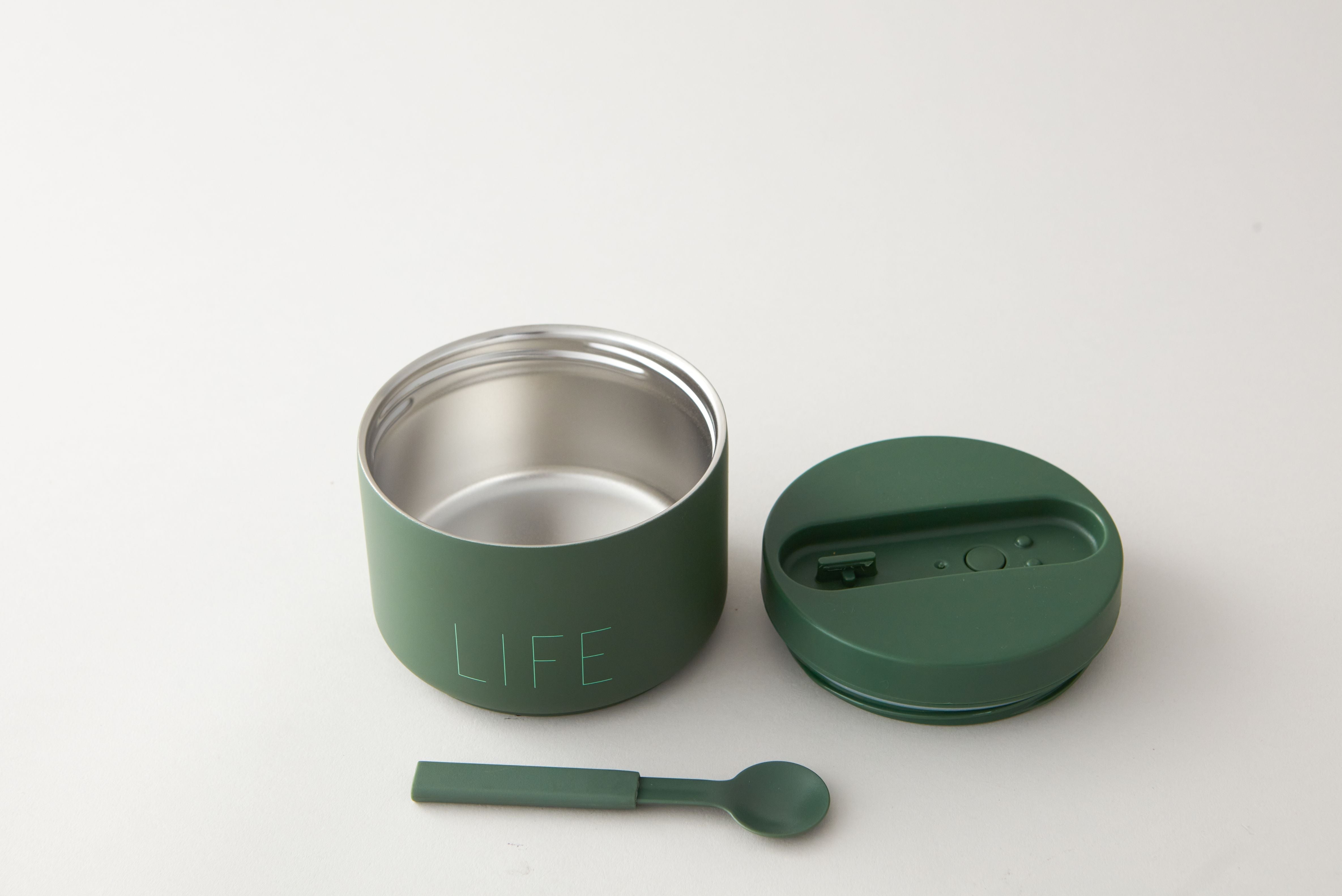 Design Letters Travel Thermo Lunchbox 330 Ml, Myrtle Green