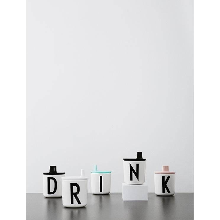 Design Letters Drinkdeksel voor ABC Melamine Cup, blauw