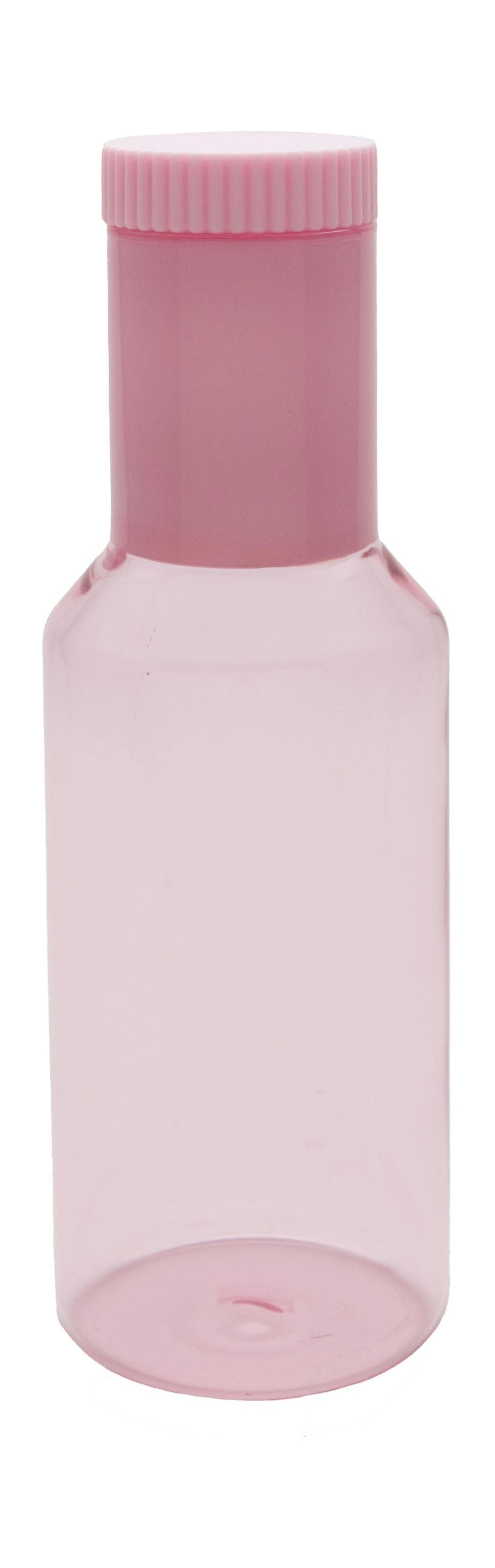 Lettere di design tubo caraffa realizzato in vetro, rosa/rosa latteo