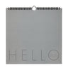 Design Letters Wandkalender 2023, Cool Gray