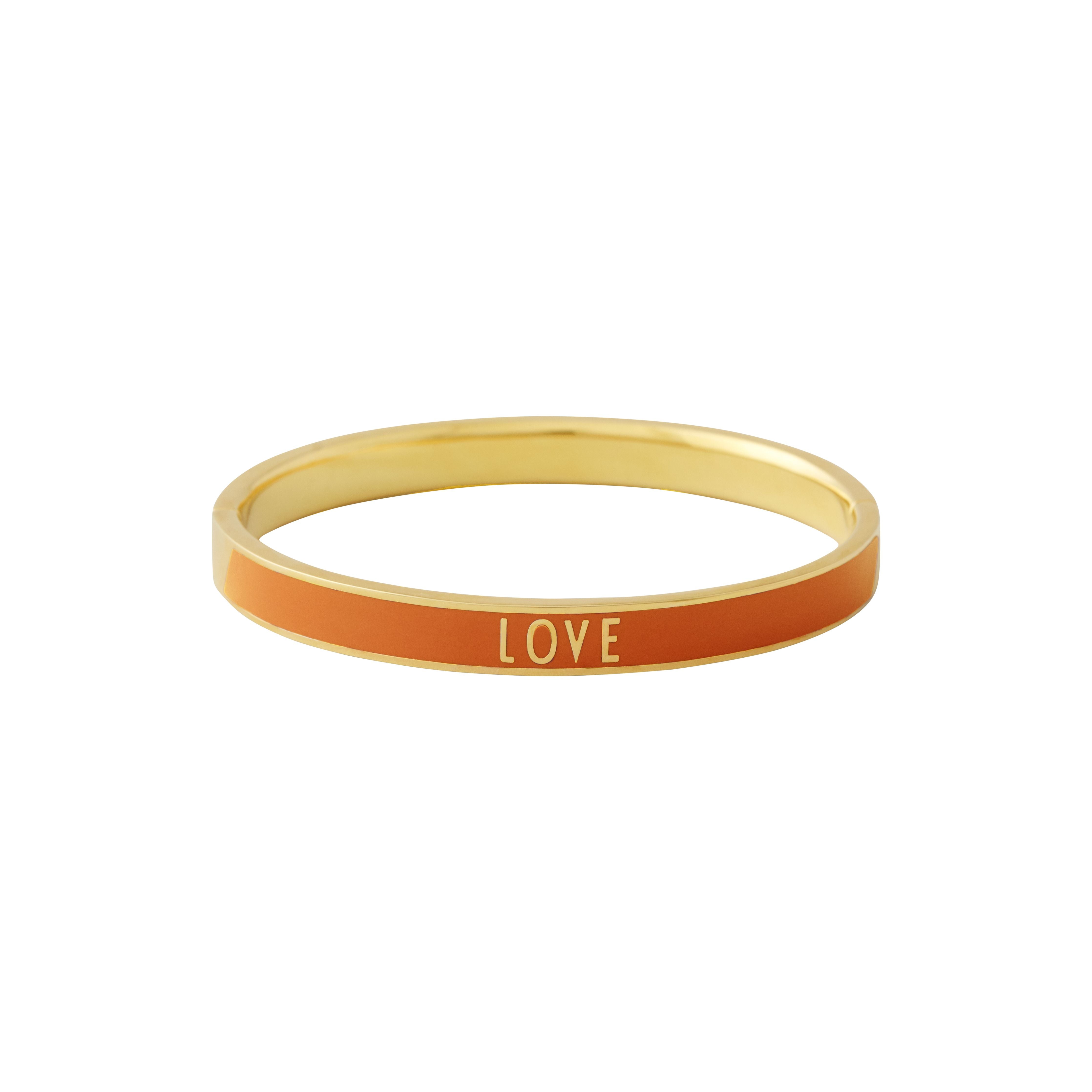 Design Letters Word Candy Bangle Bangle Special Edition Love, Orange