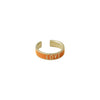 Design Letters Word Candy Ring Special Edition Love, Oranssi