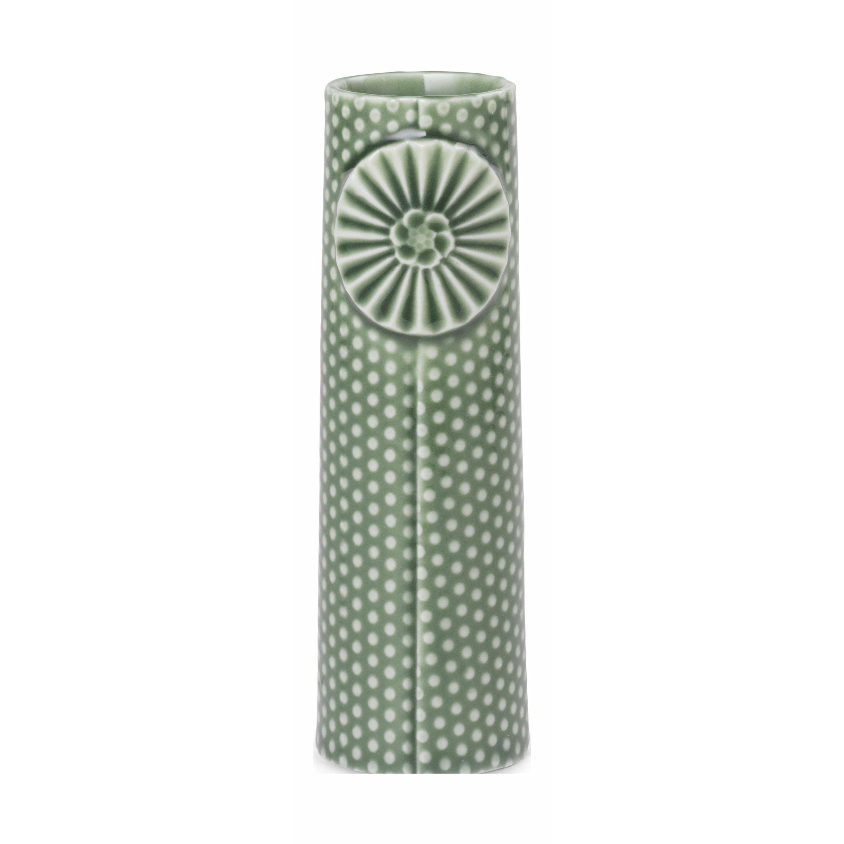 Dottir Pipanella Dot Vase Grøn, 12,5 cm