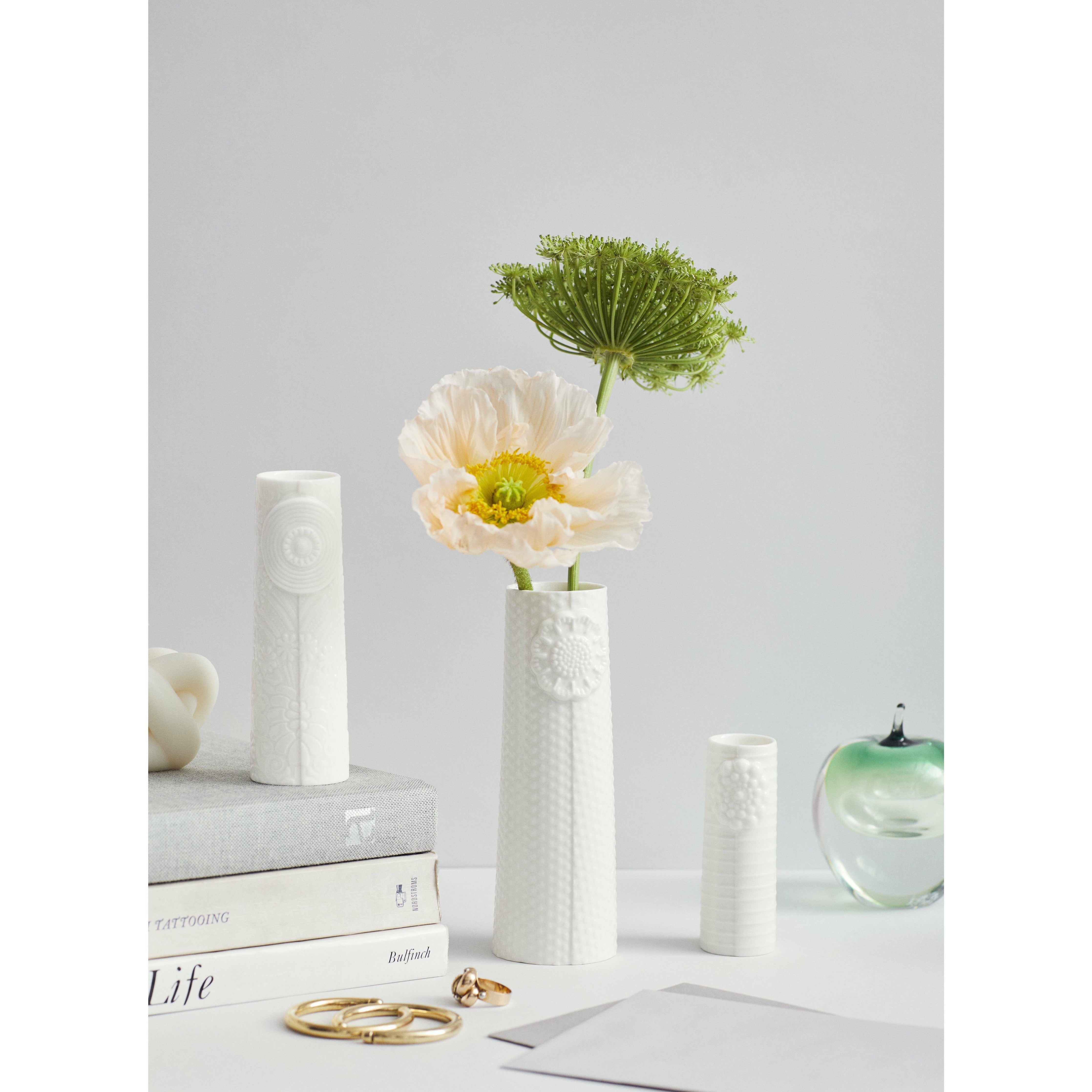 Dottir Pipanella Flock Clean Linen Vase Set på 3 (Mini/Lille/Stor)