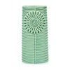 Dottir Pipanella Lines Vase Ovale Vert, 18,1 cm