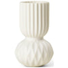 Dottir Rufflebell花瓶，白色