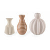 Dottir Samsurium Minibell Vase Set, Coral