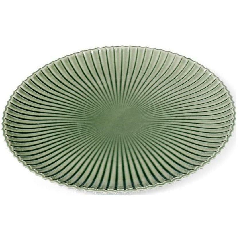Dottir Samsurium plade grøn, 26,6 cm