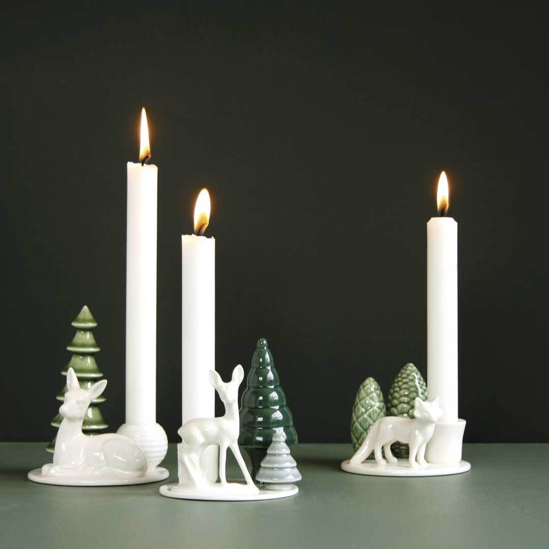 Dottir Winterverhalen kaarsen, h 30 cm