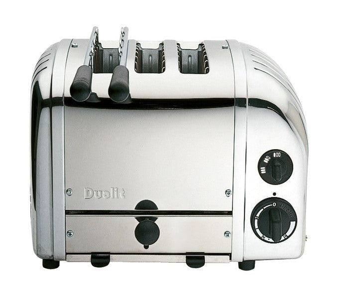 Dualit Classic Toaster New Gen 2+1 slot incl. Pinze sandwich, lucidate