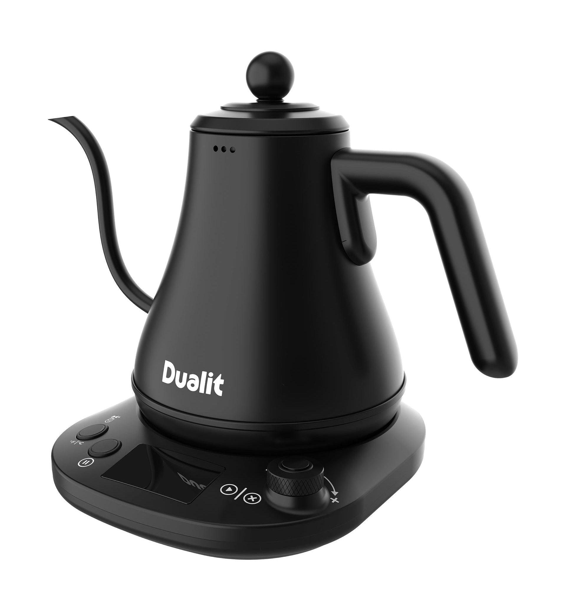 Dualit Pour Over Kettle 0,8 L, Stainless Steel/Black