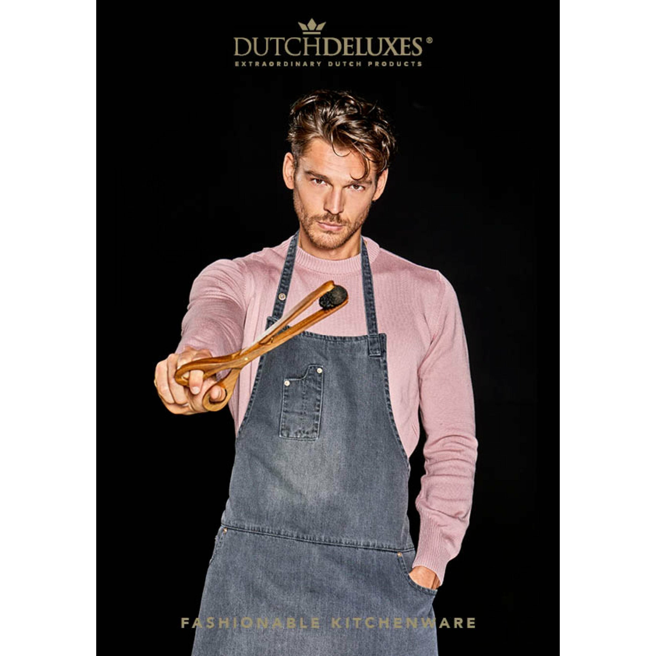 Dutchdeluxes Fünf-Taschen-Schürze Comfort Fit, Washed Grey