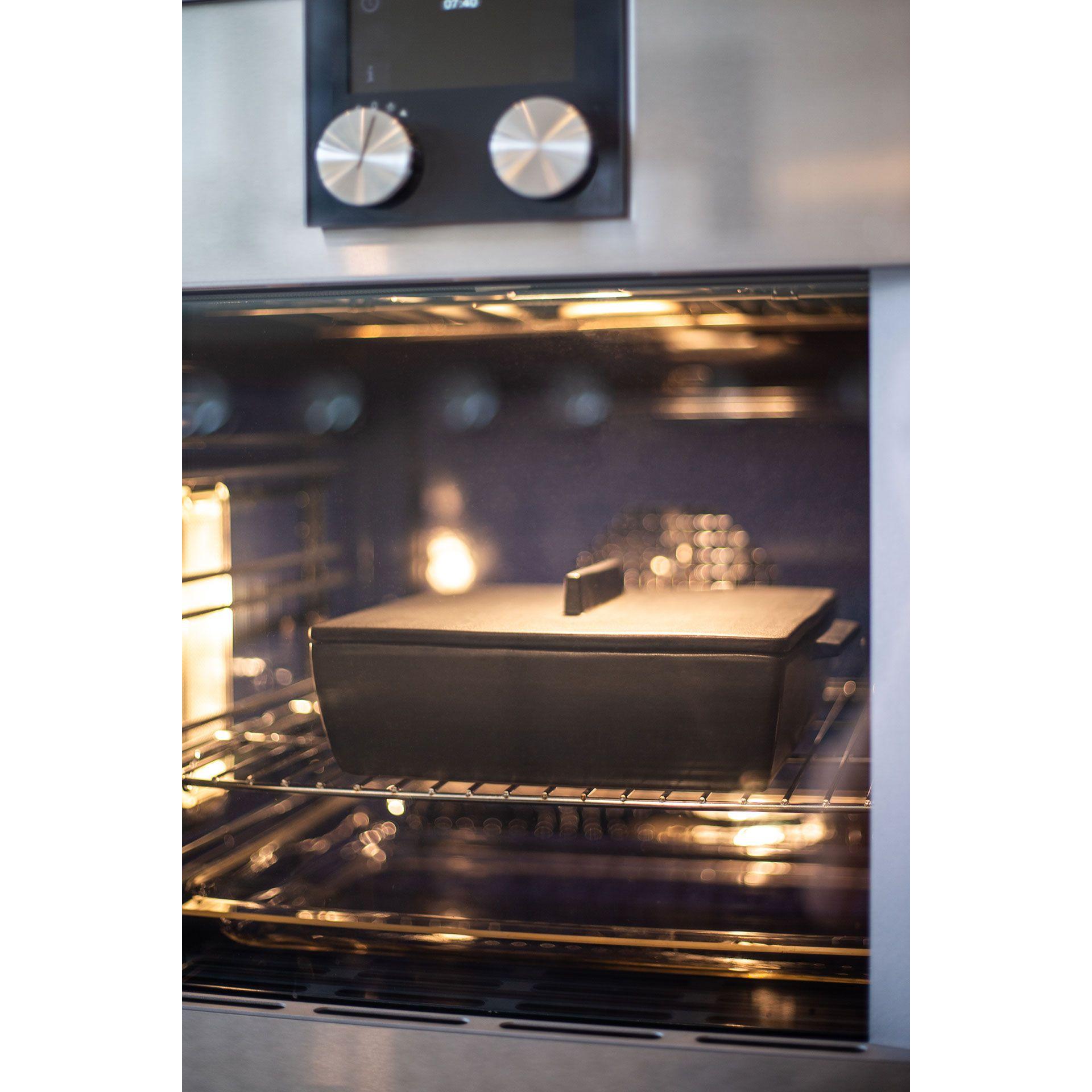Dutchdeluxes Rechthoekige ovenschotel Keramisch medium, platina mat
