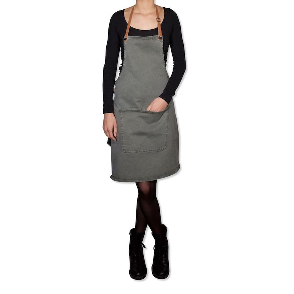 Dutchdeluxes Apron In Bbq Style, Grey/Green