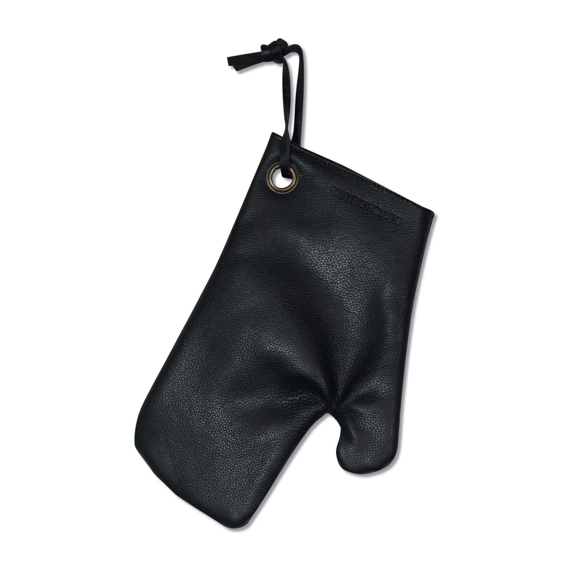 Dutchdeluxes Pot Glove Classic Leather, Black