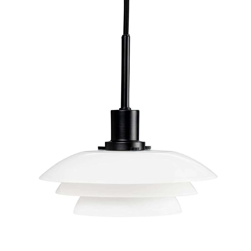 Dyberg Larsen DL20 hängslampa, opal/matt svart