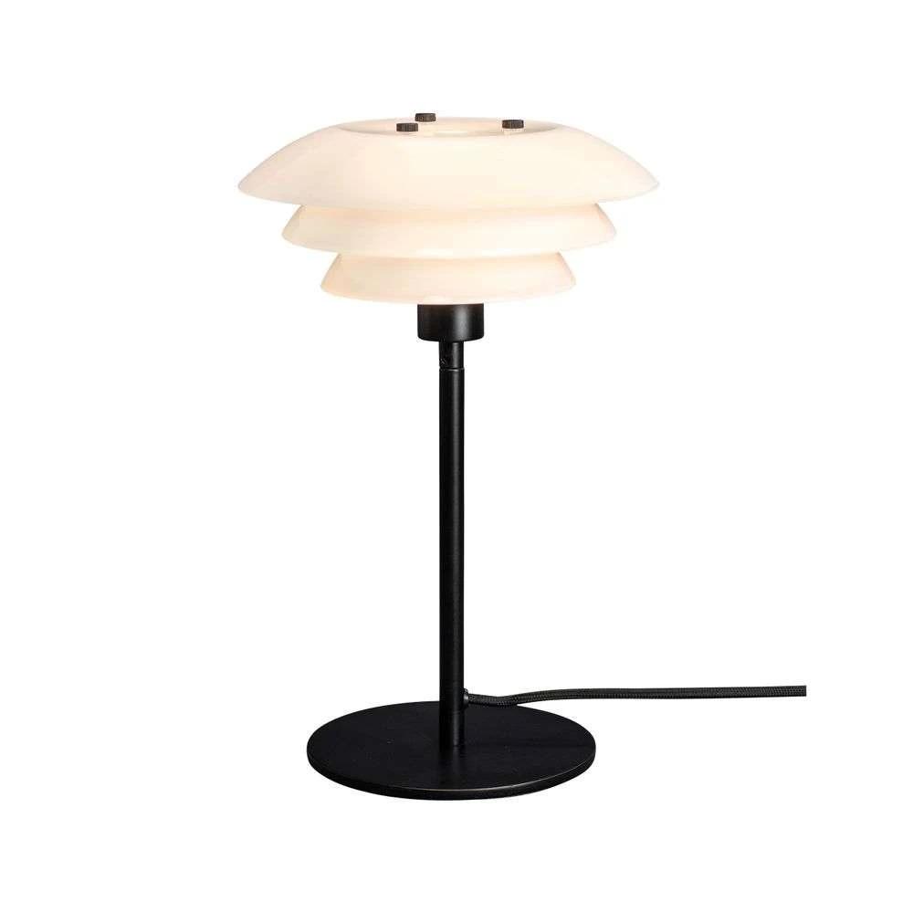 Dyberg Larsen Dl20 Table Lamp, Opal/Matt Black