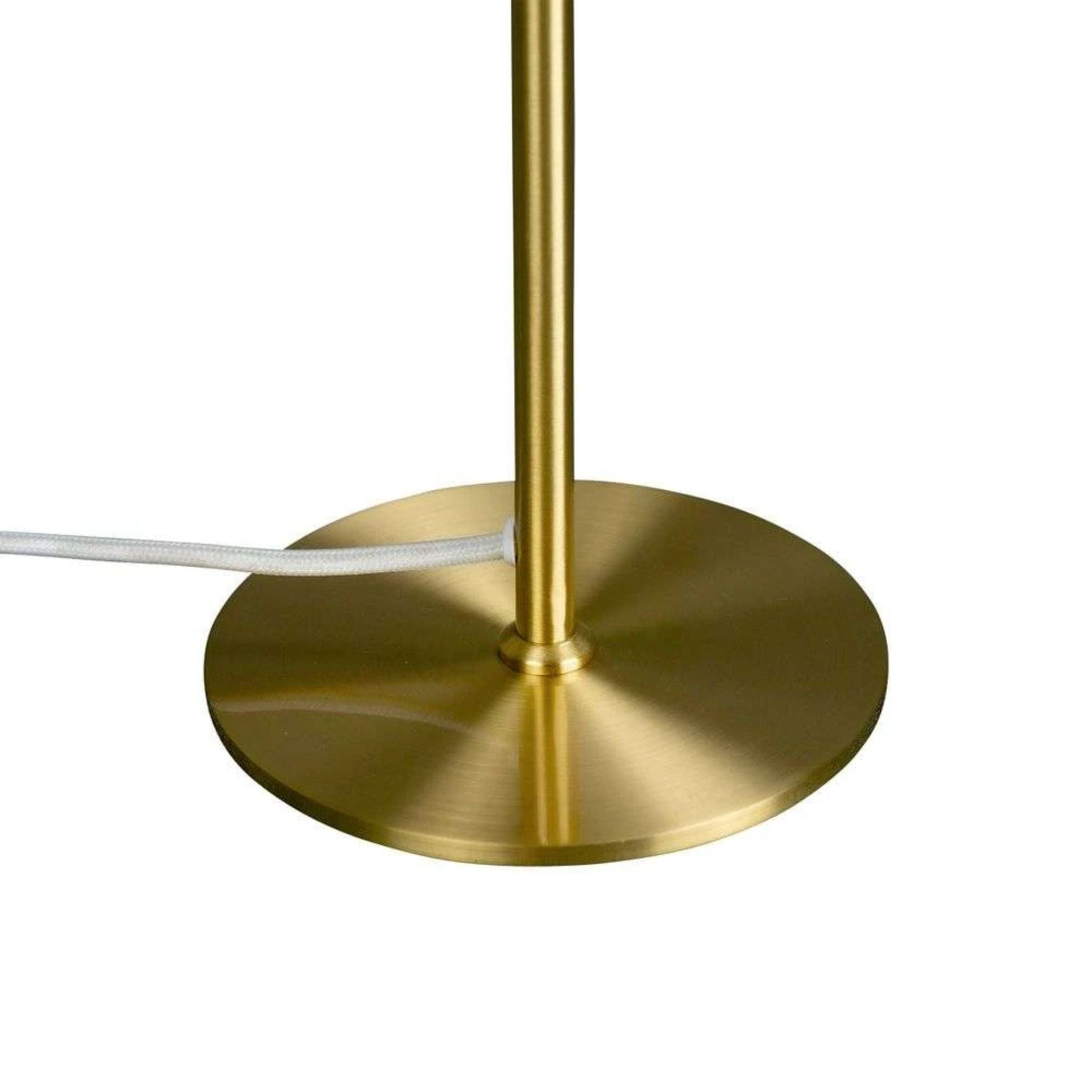 Lámpara de mesa Dyberg Larsen DL20, ópalo/latón