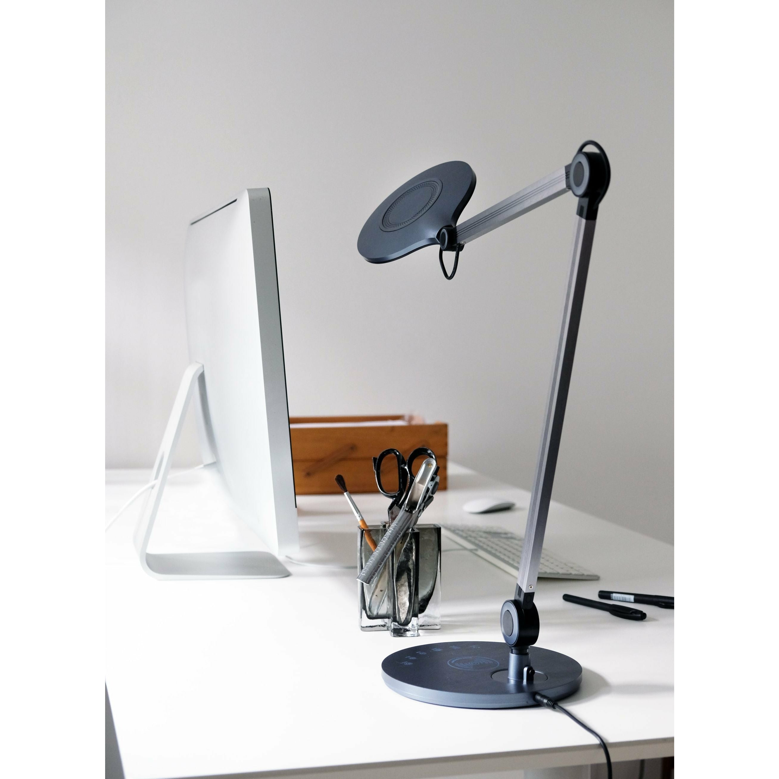 Dyberg Larsen Büro-Tischlampe, Weiß