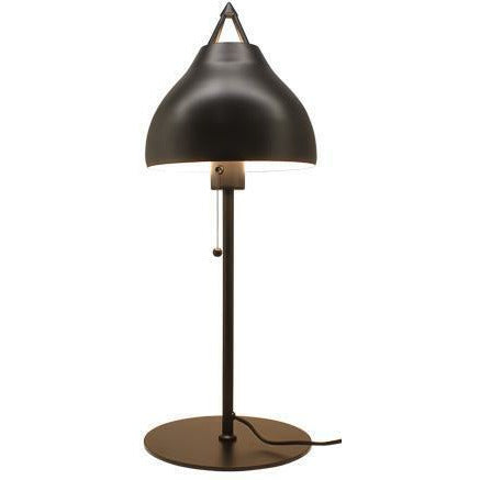 Lámpara de mesa Dyberg Larsen Pyra Matt Black, 23 cm