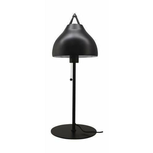 Lámpara de mesa Dyberg Larsen Pyra Matt Black, 23 cm