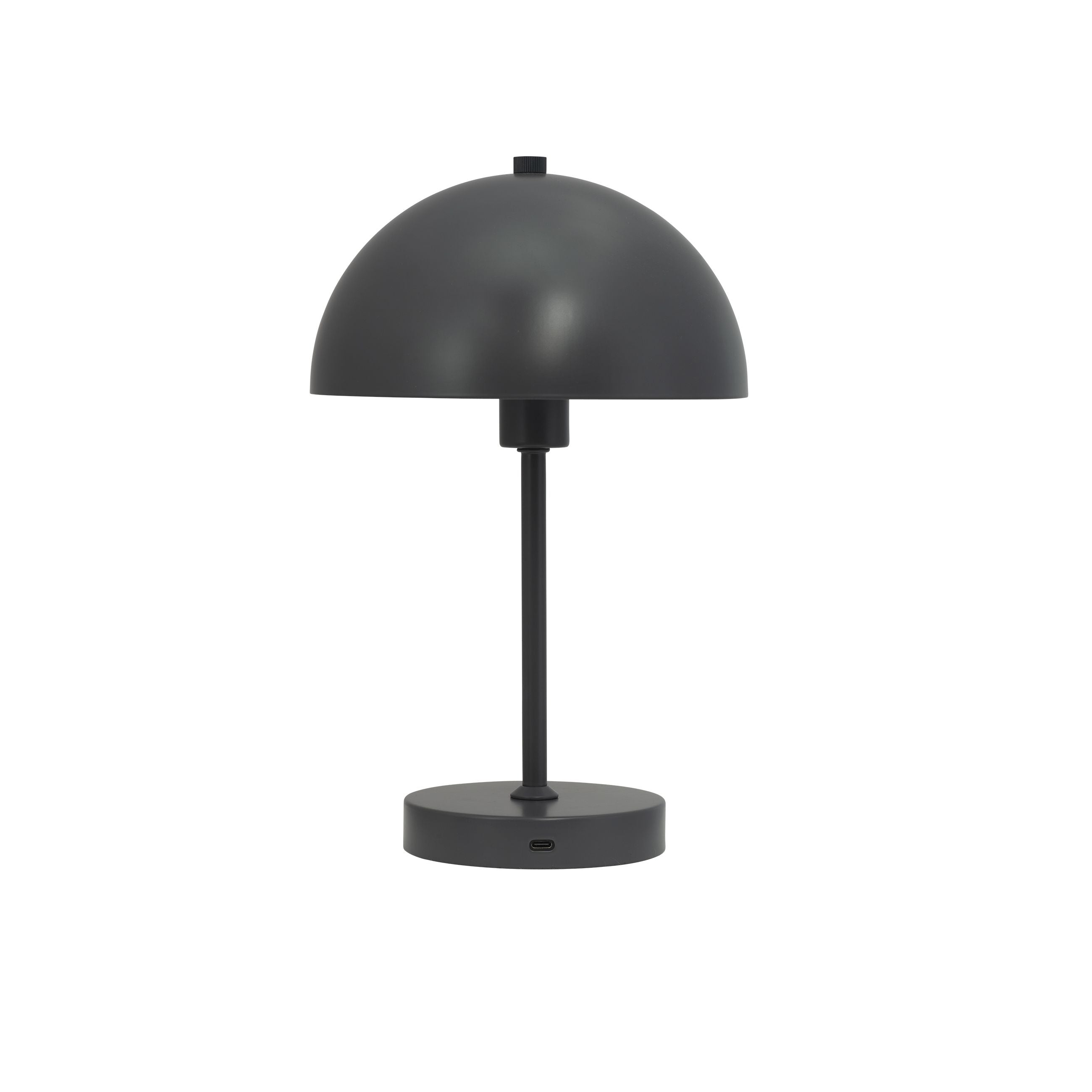 Dyberg Larsen Lampe de table à LED Stockholm, gris foncé