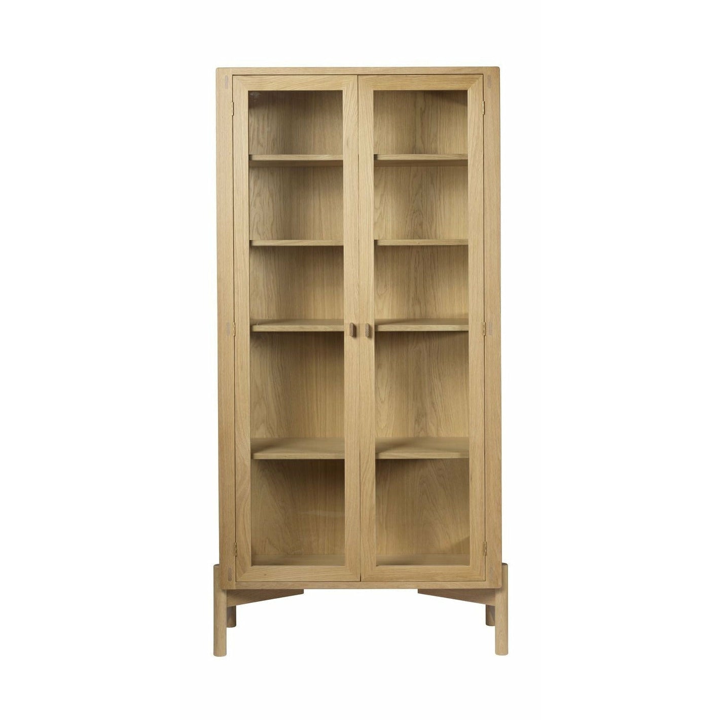 Fdb Møbler A90 Cabinet d'affichage Bodenne Oak Natural, H: 178 cm